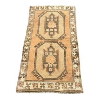 Mini Turkish Rug - 21" X 38.5" For Sale