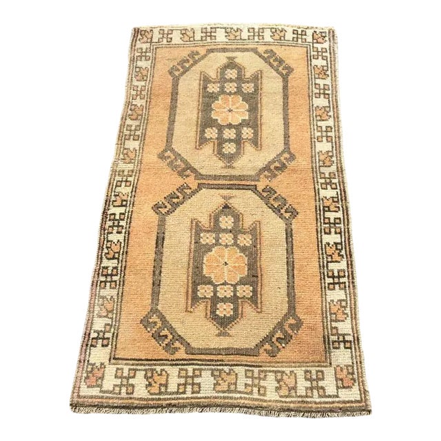 Mini Turkish Rug - 21" X 38.5" For Sale