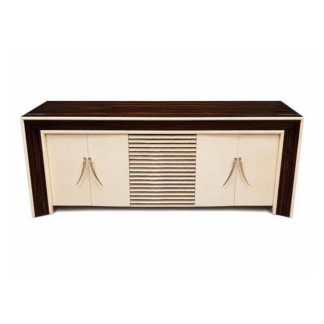 Parchment Chest of Drawers, 1980s For Sale - Image 4 of 6