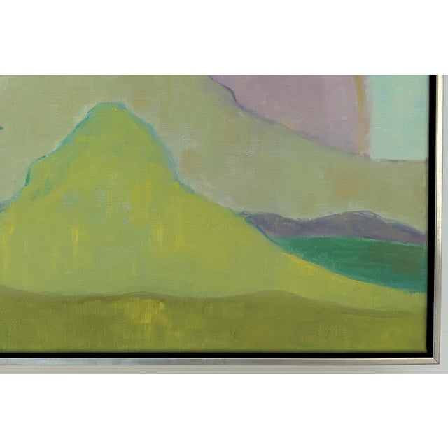 “Amethyst Sunset” Oil on Canvas by Nancy M. Vignola For Sale - Image 4 of 6