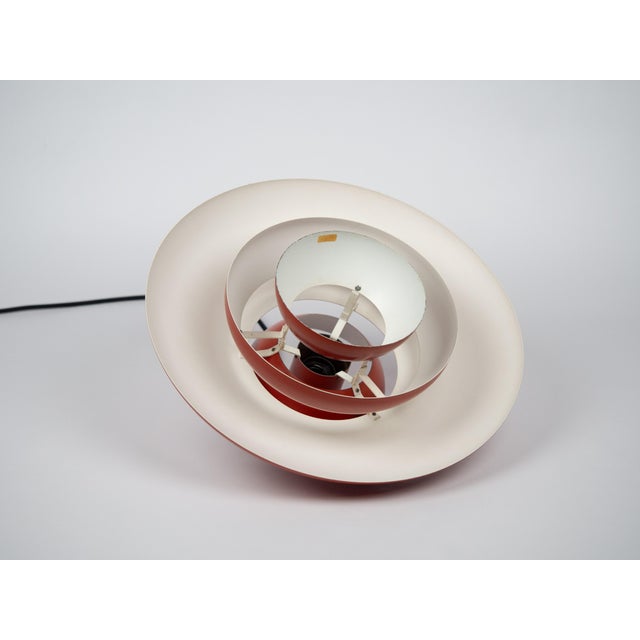 Metal Vintage Danish Penta Lamp by Jo Hammerborg for Fog and Morup, 1963 For Sale - Image 7 of 10