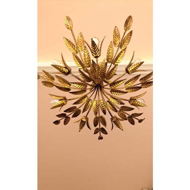 Ceiling Lamp in Wrought Iron from Ferro Art, Spain, 1950 For Sale - Image 11 of 11