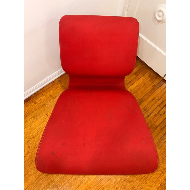 Set of three original Don Chadwick Modular Seating chairs for Herman Miller, designed in 1974. Each unit features the...
