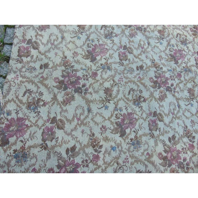 Vintage Art Deco Kilim Tablecloth For Sale - Image 3 of 10