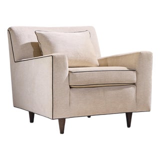 Florence Knoll Model 25 Mid Century Walnut Lounge Chair For Sale