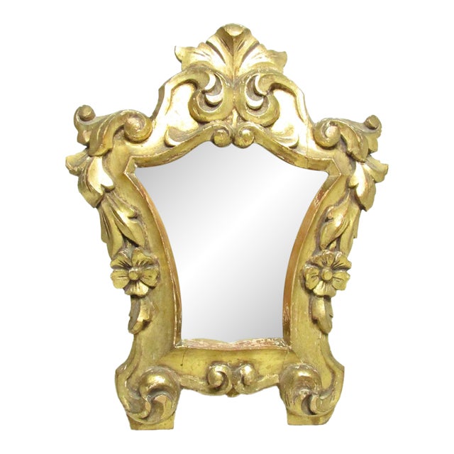 Antique Italian Giltwood Photo Frame For Sale