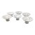 1950s Mid-Century Modern Ben Seibel for Iroquois "Impromptu" Footed Bowls - Set of 6 For Sale