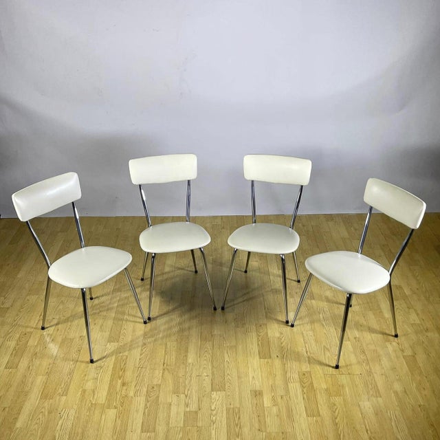 Mid-Century Style Dining Chairs, Set of 4 For Sale - Image 3 of 18