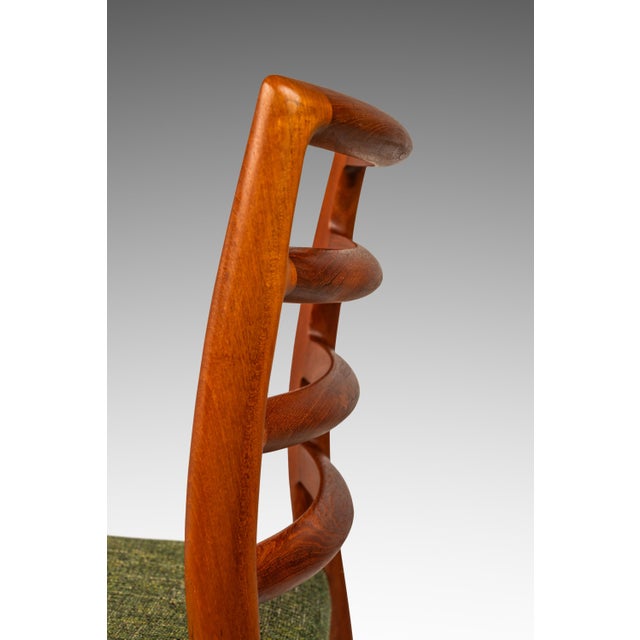Danish Mid-Century Modern Model 85 Ladderback Dining Chair in Teak by Niels Otto Møller for j.l. Møller Mobelfabrik, Denmark, Circa 1960s For Sale - Image 10 of 12