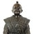 Japanese Artist, Bronze Sculpture of a Japanese Warrior Kneeling Samurai, 1950s, Bronze For Sale - Image 5 of 13