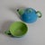 Contemporary Whimsical Tea-for-One Set, Nesting Tea Cup and Tea Pot For Sale - Image 3 of 6