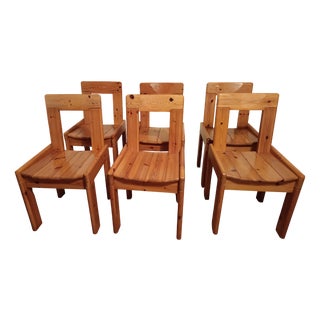 Chairs by Silvio Coppola for Montina, 1970s, Set of 6 For Sale