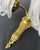 Gold Vintage French Ornate Glass Double Arm Wall Sconces, Set of 2 For Sale - Image 8 of 11