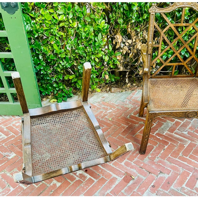 Mid 20th Century Pair of Chippendale Style Armchairs from the Bob Newhart Estate For Sale - Image 11 of 14