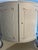 Swedish Vintage Gustavian Ribbed Corner Cabinet Rosette Storage Mid-20th Century For Sale - Image 4 of 7