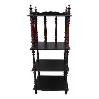 Antique Victorian Wooden Shelf, 1890s For Sale