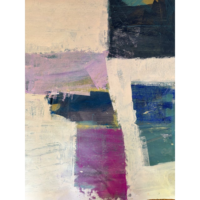 White Sarah Trundle, Contemporary Abstract Painting, "Awash" For Sale - Image 8 of 11