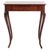 Mahogany Side Table with Drawer and Curved Legs, 1910 For Sale - Image 11 of 11
