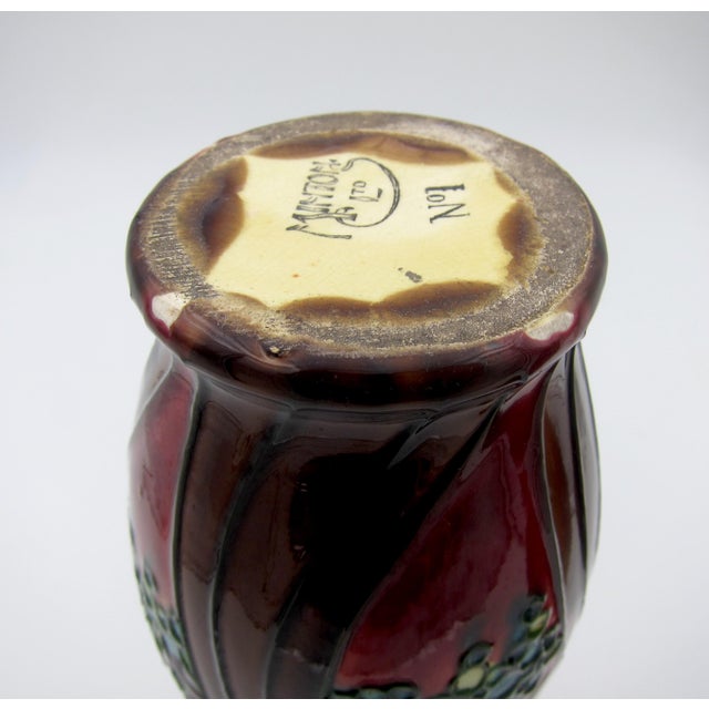 English Minton Secessionist Art Nouveau Vase Pair For Sale - Image 14 of 14