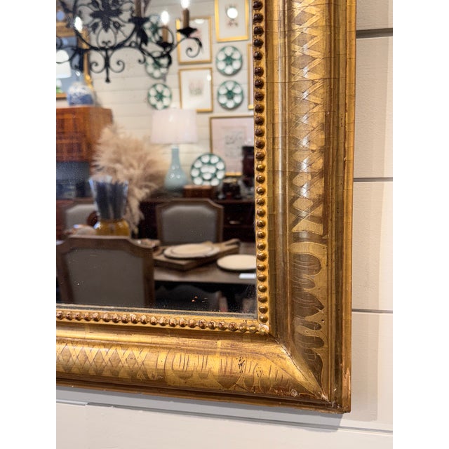 Mid 19th Century 19th Century Louis Philippe Mirror For Sale - Image 5 of 9