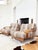 Mid-Century Modern 70s Mario Bellini Cassina "Pianura" style Oak Two Seater Sofa Loveseat (2 of 2) For Sale - Image 3 of 18