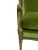 Wood 1910s Louis XVI Style Giltwood Carved Bergere Chair With Green Velvet For Sale - Image 7 of 13