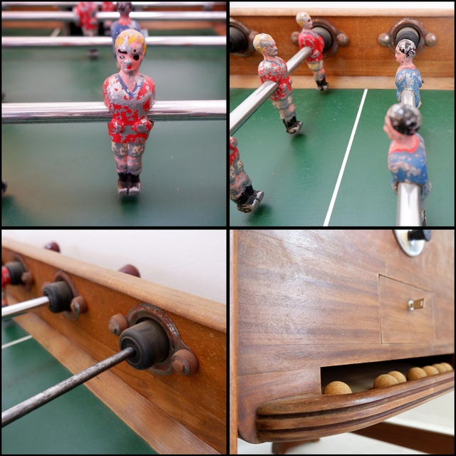 Mid-Century Stella Foosball Table Model Stella Champion, France, 1960 For Sale - Image 16 of 18