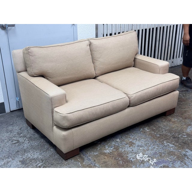 Textile Village Square Apartment Sofa For Sale - Image 7 of 12