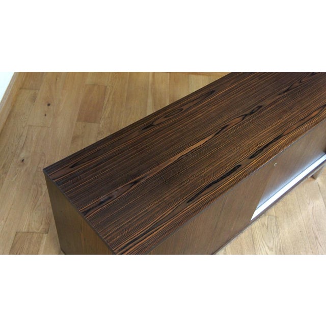Wood Vintage Modernist Sideboard in Wenge, 1970 For Sale - Image 7 of 11