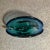 Mid 20th Century Murano Attributed Blue Glass Clam Shell Bowl For Sale - Image 9 of 10