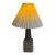 Mid 20th Century Mid-Century Modern Brown Ceramic Table Lamp For Sale