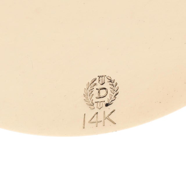 Length: 1.38 in. Width: 1 1/8 in. Weight: 3.3 dwts. / 5.2 grams Stamps: "14k" SKU: P2154 A Couple Of Things to Note: *...