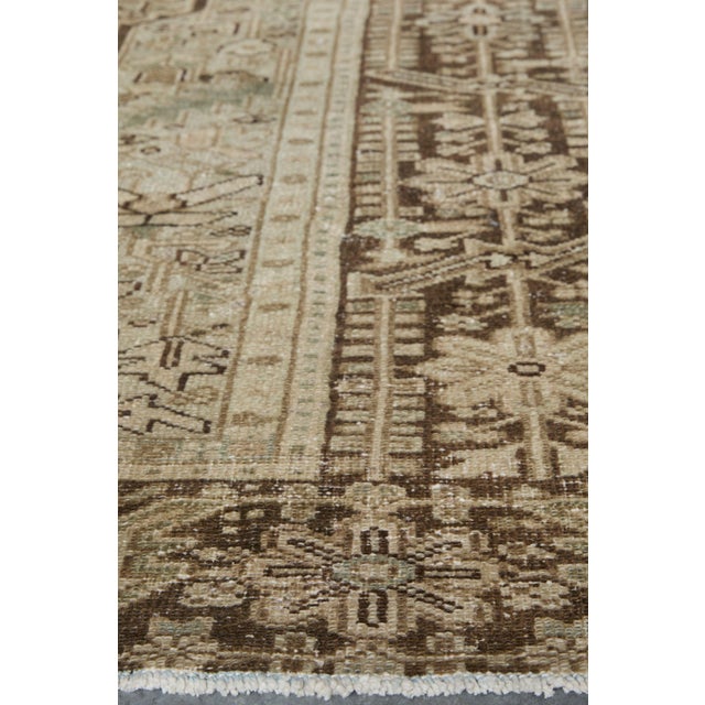 Textile Vintage Persian Heriz Area Rug For Sale - Image 7 of 12