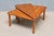 Mid-Century Modern Swedish Modern Modular Fan-Shaped Coffee Table in Pine Wood, 1960s For Sale - Image 3 of 14