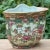 Late 20th Century Vintage Chinese Porcelain Wall Pocket With Fretwork Birds & Flowers For Sale - Image 5 of 12