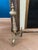 Neoclassical Antique Pair French Neoclassical Brass Andirons — Fluted Column, Lion Paw Feet For Sale - Image 3 of 12