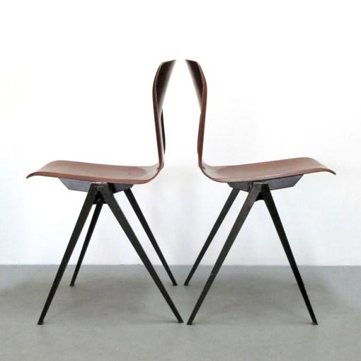 Mid-Century Modern Industrial Dining Chairs by Elmar Flötotto, 1970 For Sale - Image 3 of 10