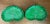 Vintage Glazed Ceramic Cabbage Leaf Plates - Set of 8 For Sale - Image 10 of 12