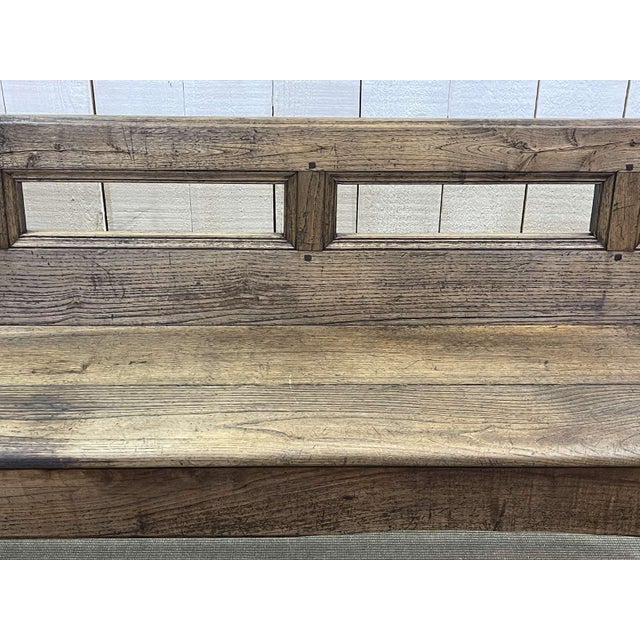 Brown Late 19th Century Rustic Chestnut Bench For Sale - Image 8 of 18