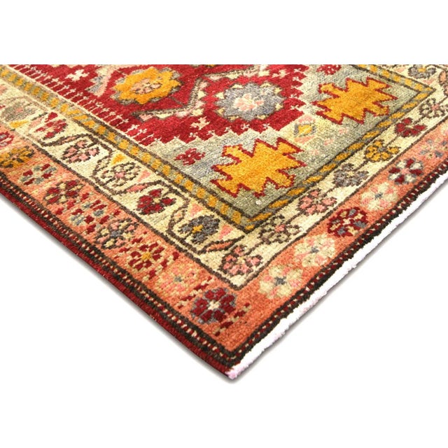 Traditional 1960s Turkish Oushak Runner For Sale - Image 3 of 7