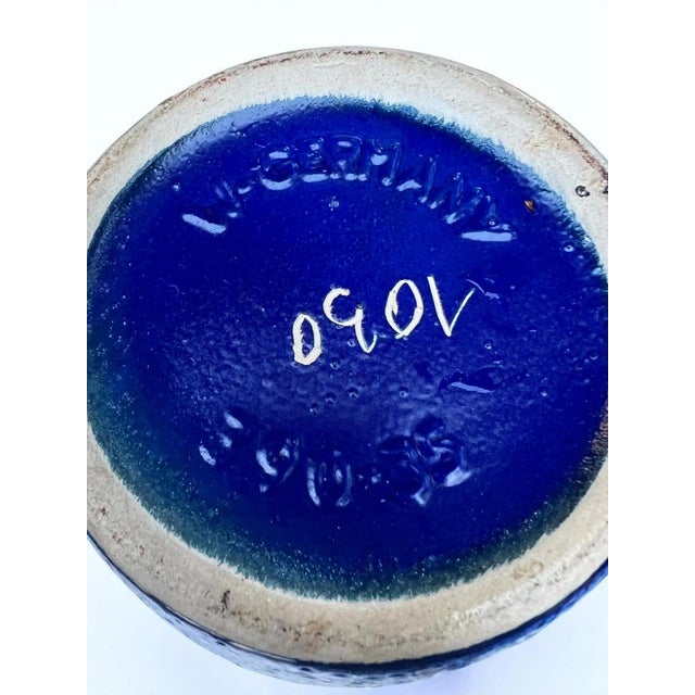 Ceramic Vase with Lava Foam Glaze from Fohr, 1960s For Sale - Image 4 of 5