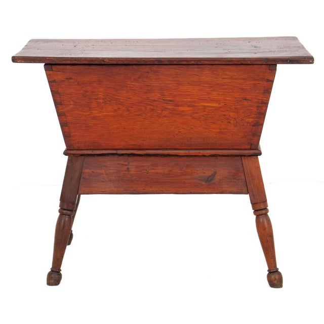American Folk Mixed Wood Dough Box, 19th C | Chairish