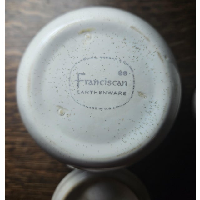 Franciscan "Starburst", Sugar and Creamer With First Production 1954-1958 Backstamp - 2pcs For Sale - Image 13 of 14