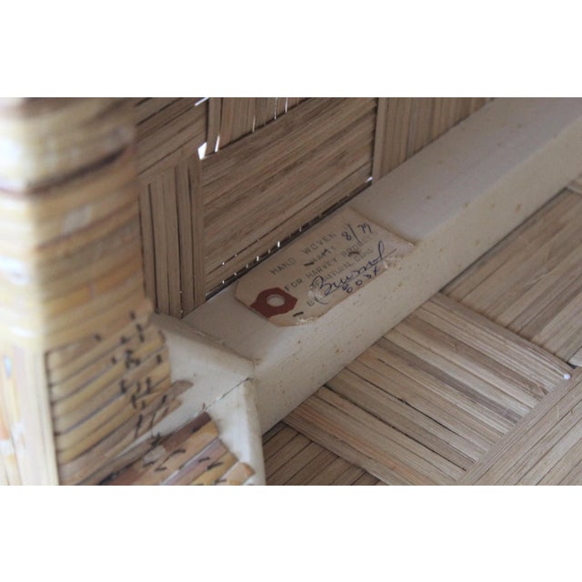 Harvey Probber Artisan Cane Stool For Sale - Image 12 of 13