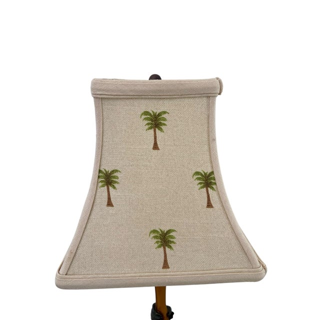 Vintage Bellhop Monkey Bamboo Table Lamp For Sale - Image 11 of 12