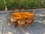 1970s Vintage Mid Century Danish Modern Teak Dining Set Table & Chairs - Set of 7 For Sale - Image 13 of 13