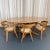 This striking late mid 20th century, artisan made dining set captures the warmth and fluidity of Scandinavian and organic...