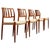 Vintage Dining Chairs in Teak and Papercord by Niels Otto Møller, Denmark, 1960s, Set of 4 For Sale - Image 10 of 10