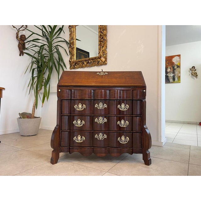 Neo Baroque secretary bar cabinet chest of drawers dimensions height x width x depth 96 x 100 x 51 For sale is a Neo...