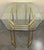 Mid Century Modern Italian Geometrical Brass Dining Table with Glass Top For Sale - Image 13 of 18